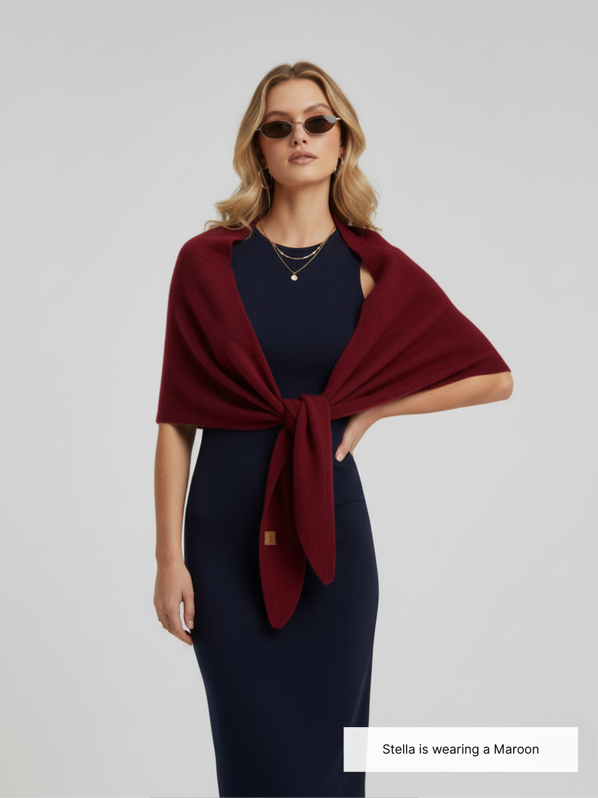 Cozy Society Knit Shawl