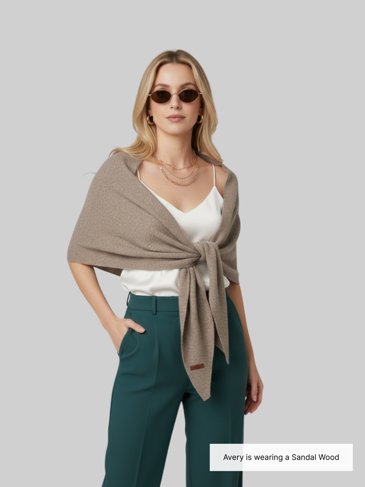 Cozy Society Knit Shawl