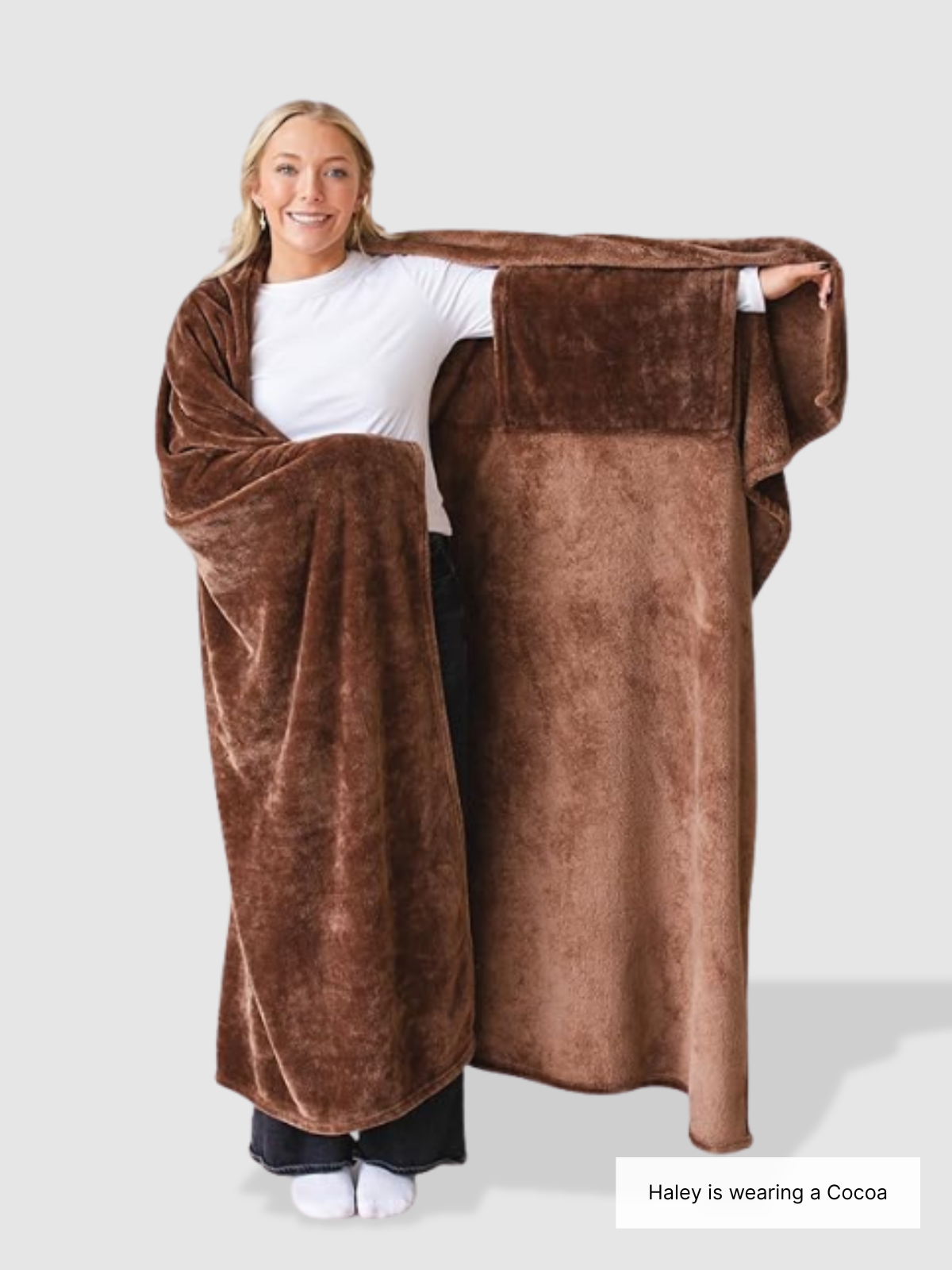 Cozy Society Wearable Throw Blanket