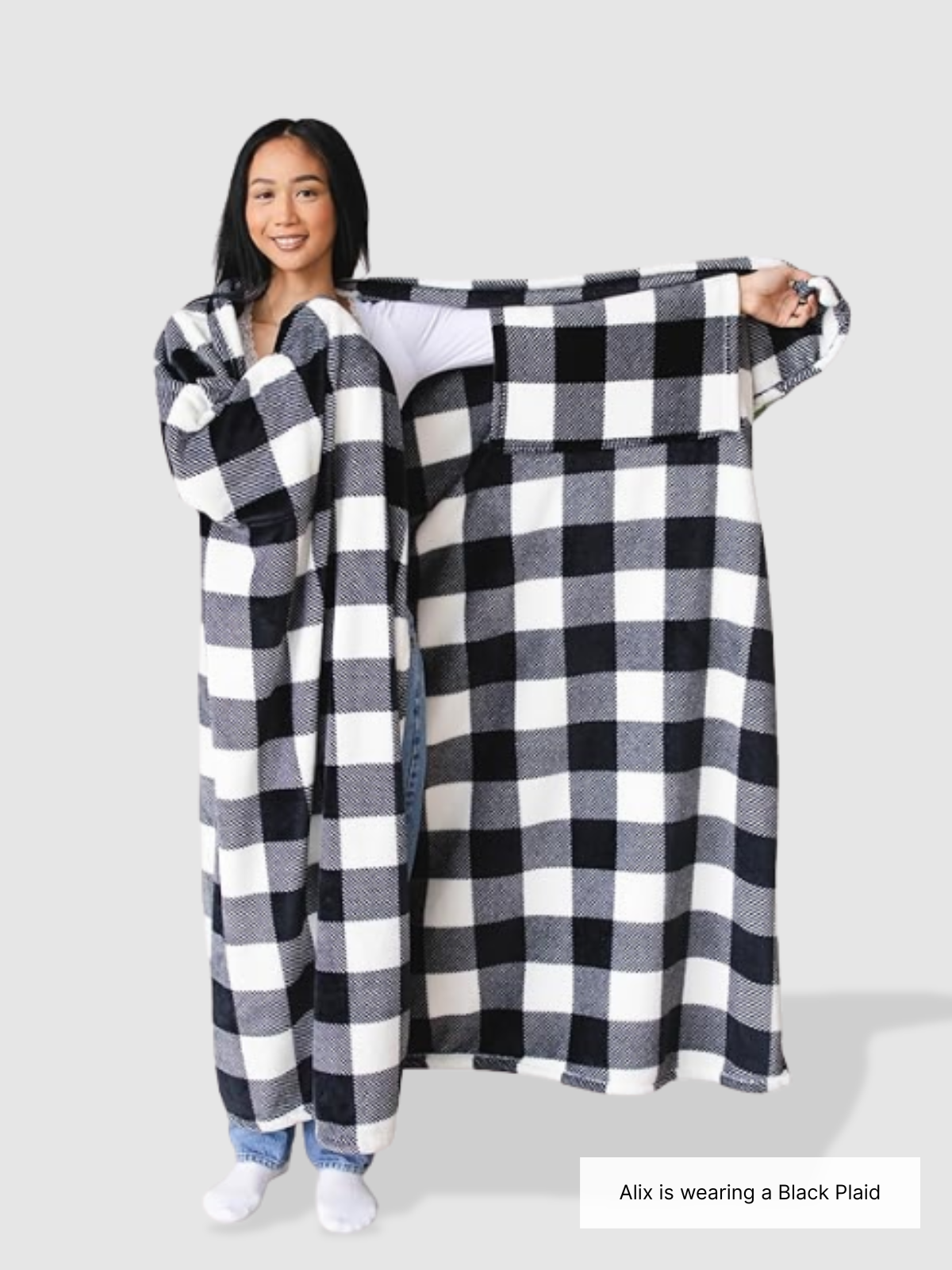 Cozy Society Wearable Throw Blanket