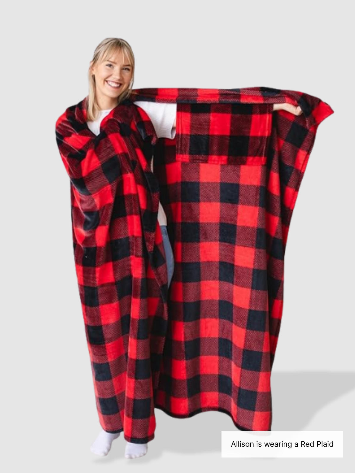 Cozy Society Wearable Throw Blanket