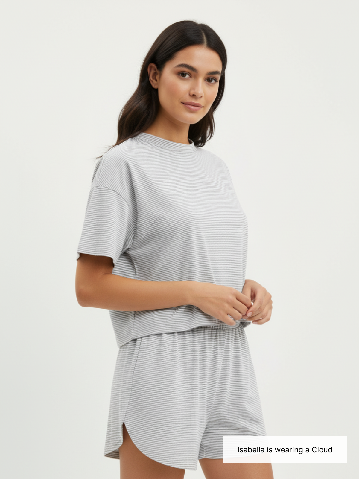 Split Short Pajama Set